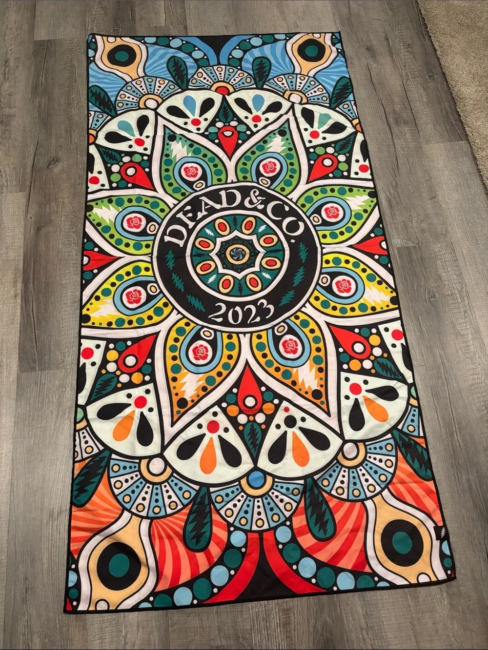 Dead & Co. 2023 Quick Dry Towel with Pouch